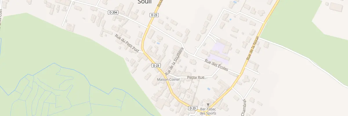 Plan du 11 Rue des Souilletres à Saint-Pierre-le-Vieux