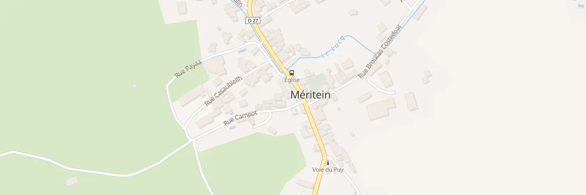 Plan du 9 Rue General Lorencez à Méritein