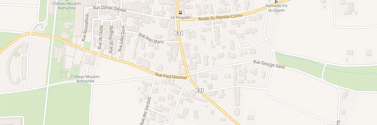 Plan du 19 Rte de Bordeaux à Pauillac