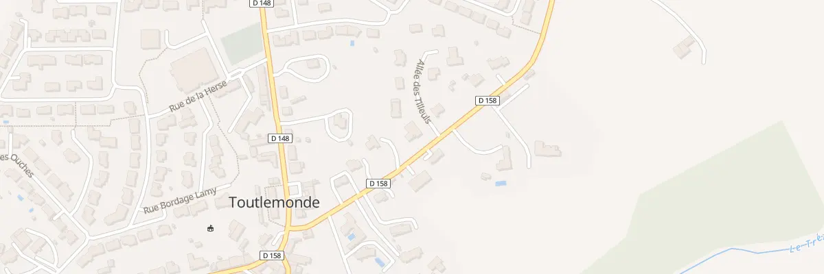 Plan du 7 Rte de Chanteloup à Toutlemonde