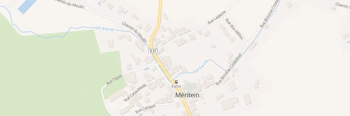Plan du 20 Rue General Lorencez à Méritein