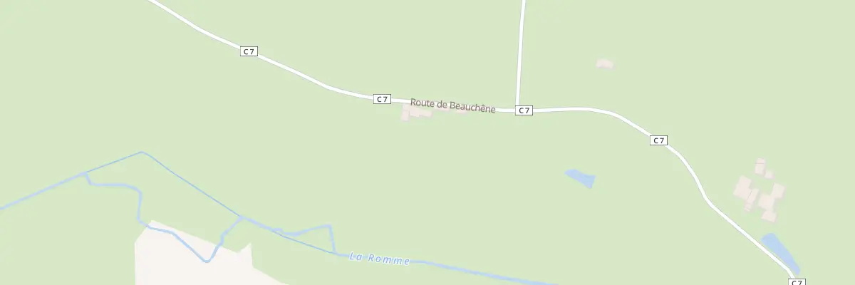 Plan du 1640 Rte de Beauchêne à Bécon-les-Granits