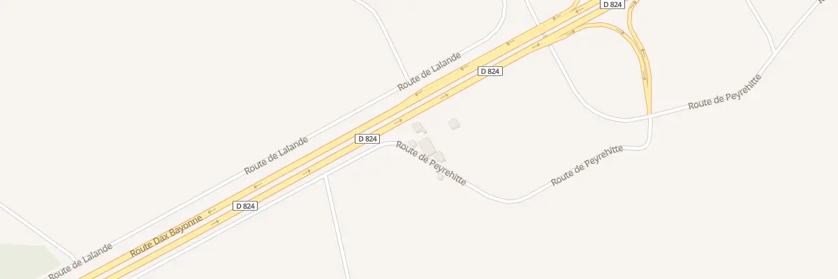 Plan du 901 Rte de Peyrehitte à Carcarès-Sainte-Croix