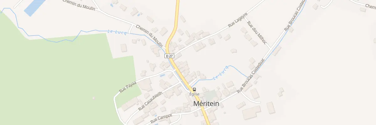 Plan du 22 Rue General Lorencez à Méritein