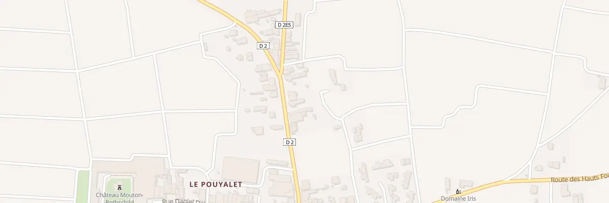 Plan du 39 Rte de Bordeaux à Pauillac