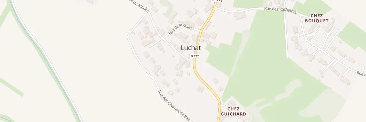 Plan du 5 Rue des Ecoles à Luchat