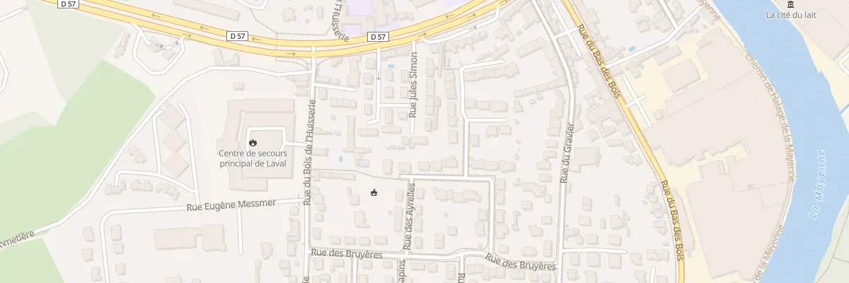 Plan du 19 Rue Jules Simon à Laval