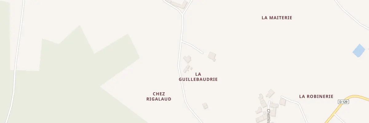Plan du 6 Che de la Guilbauderie à Saint-André-de-Lidon