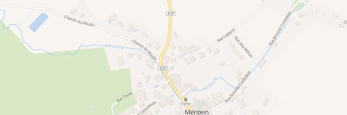 Plan du 5027 Au Bourg à Méritein