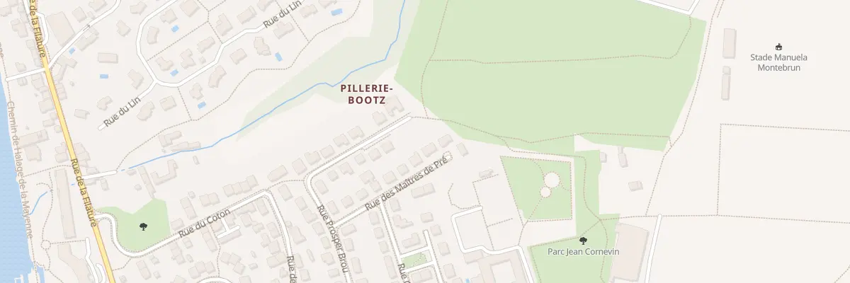 Plan du 29 Rue des Maîtres de Pré à Laval
