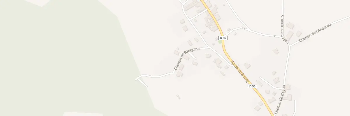 Plan du 16 Vc de Ranquine à Bonnut