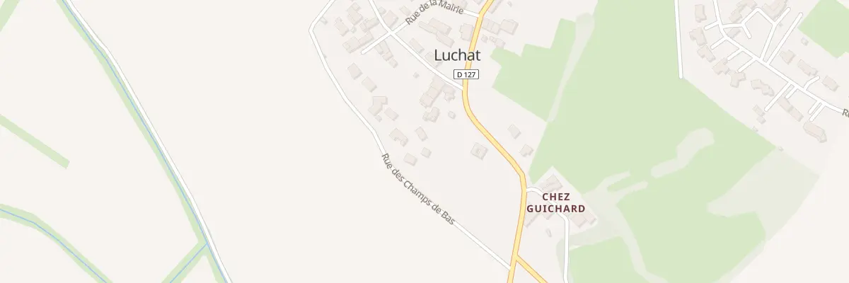 Plan du 12 Rue des Champs de Bas à Luchat