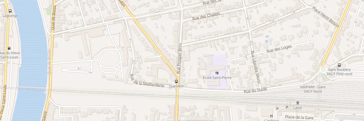 Plan du 14 Rue Prosper Brou à Laval