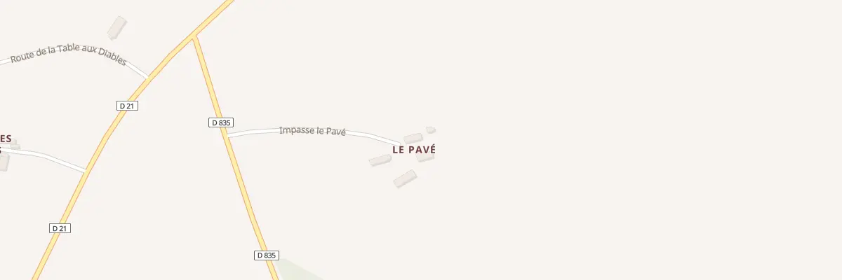 Plan du 159 Le Pave à Passais Villages