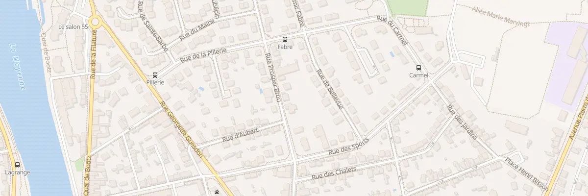 Plan du 60 Rue Prosper Brou à Laval