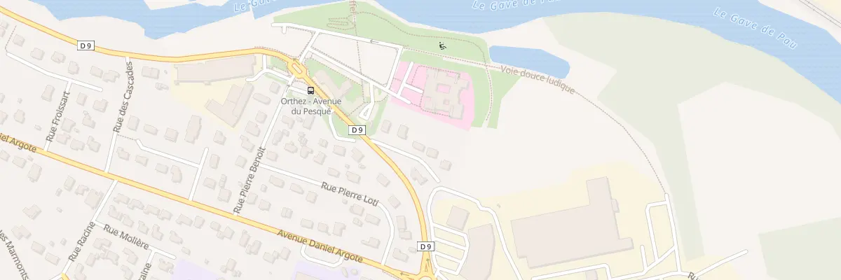 Plan du 15 Av du Pesque à Orthez