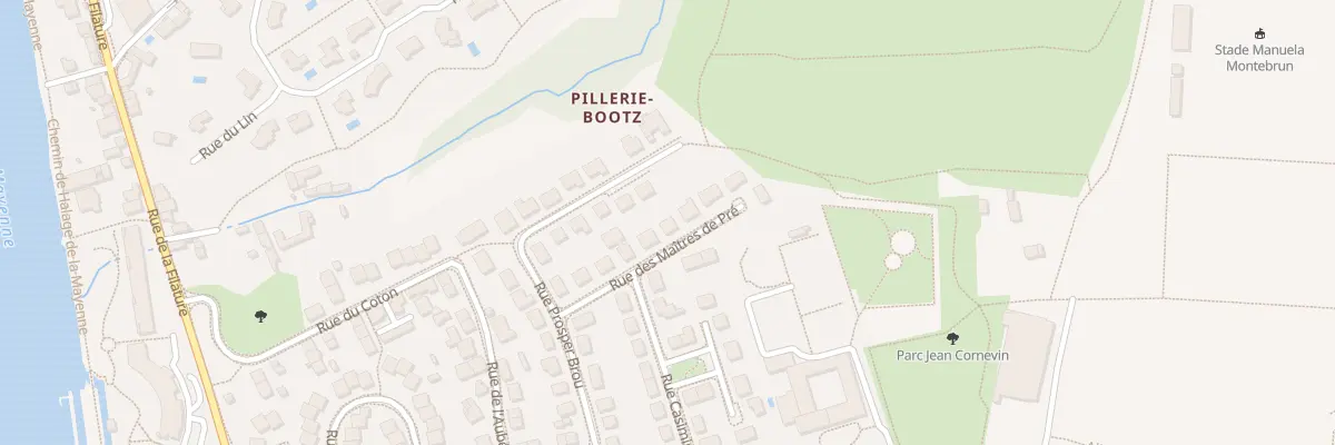 Plan du 21 Rue des Maîtres de Pré à Laval