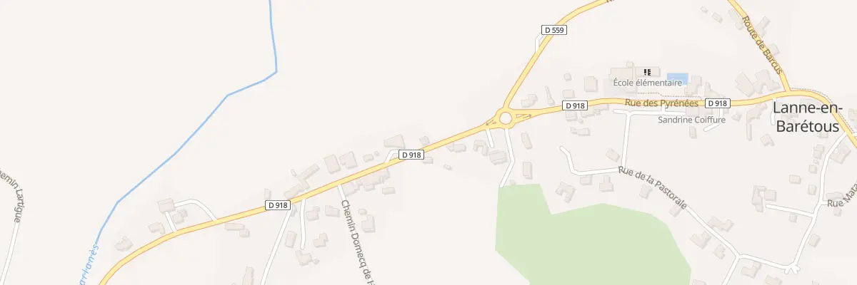 Plan du 820 Rue des Pyrénées à Lanne-en-Barétous