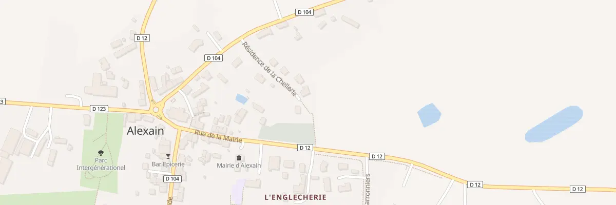 Plan du 7 Res de la Chellerie à Alexain