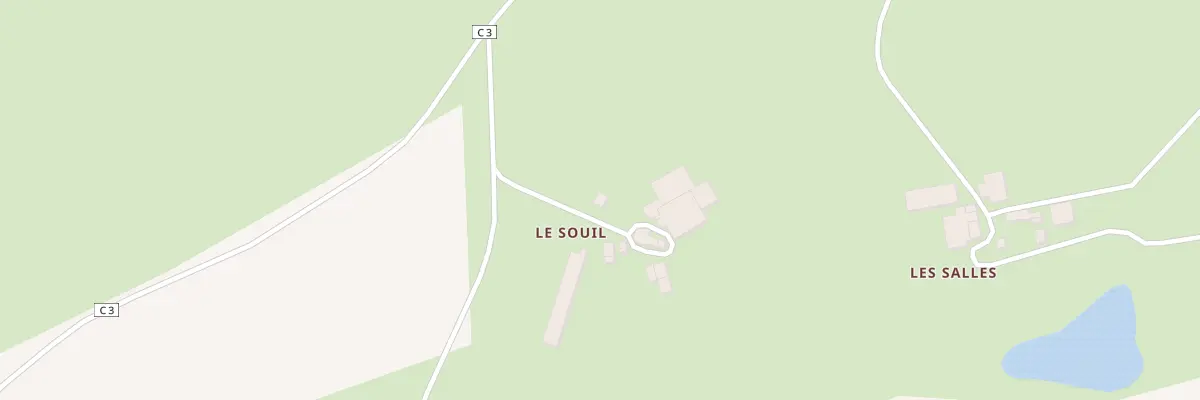 Plan du 1 Le Souil à Châtillon-sur-Colmont