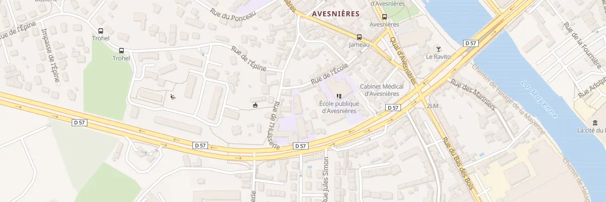 Plan du 25 Rue de l’Ecole à Laval