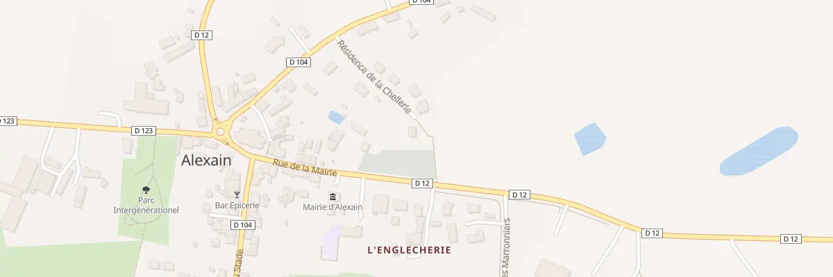 Plan du 4 Res de la Chellerie à Alexain