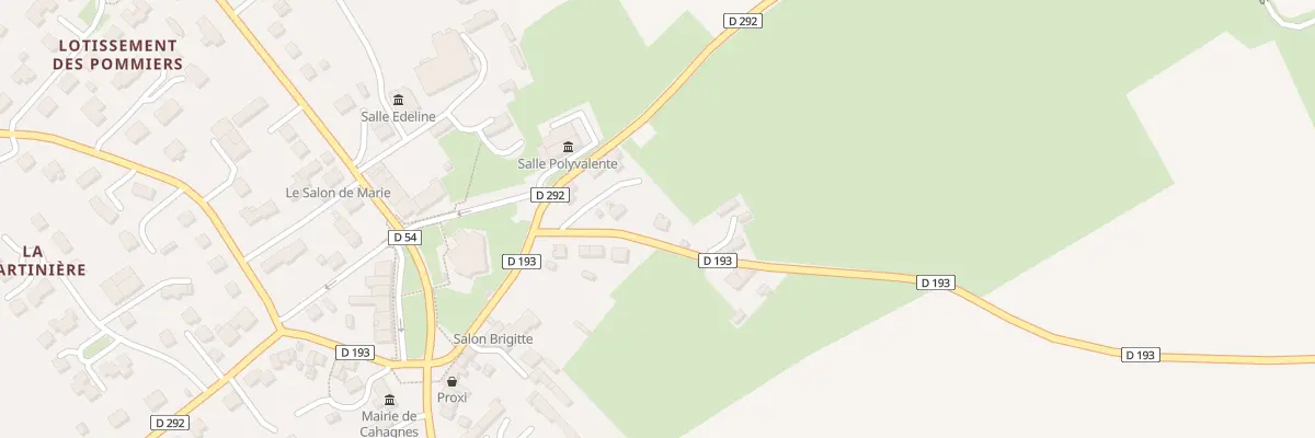 Plan du 3 Rte de Villers-Bocage à Cahagnes