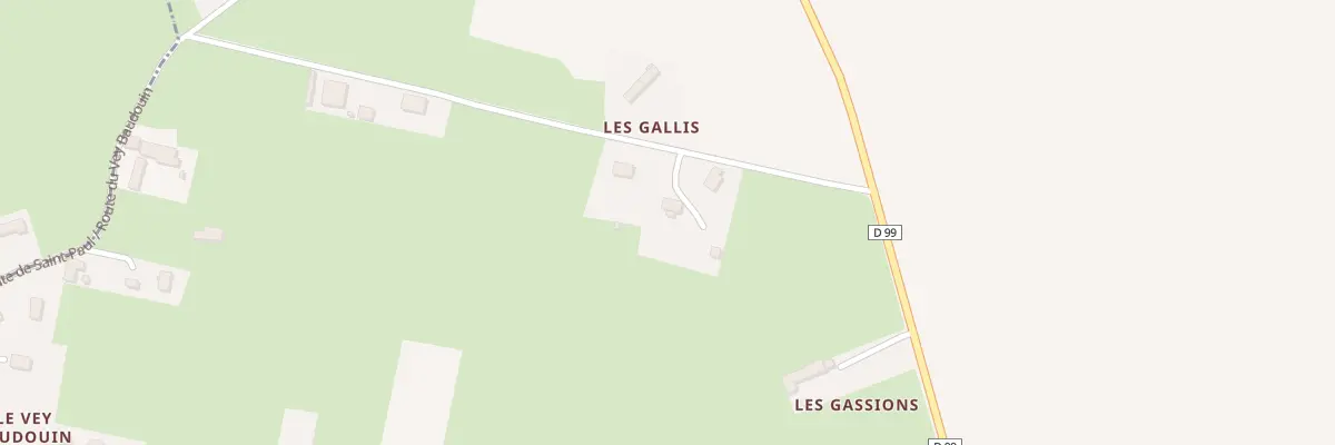 Plan du 5258 Les Gallis à Saint-Paul-du-Vernay