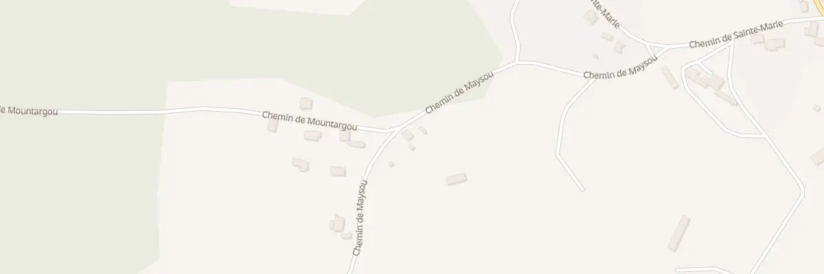 Plan du 361 Che de Maysou à Bonnut