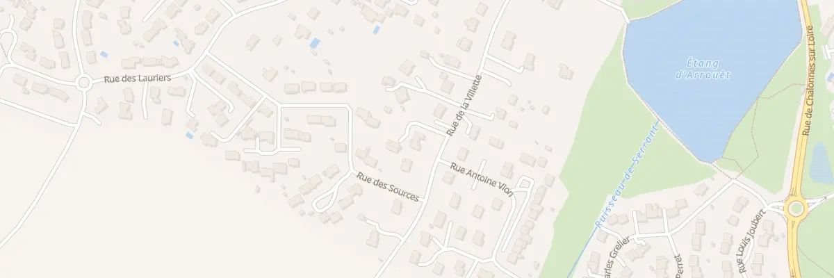 Plan du 28 Rue de la Villette à Saint-Georges-sur-Loire