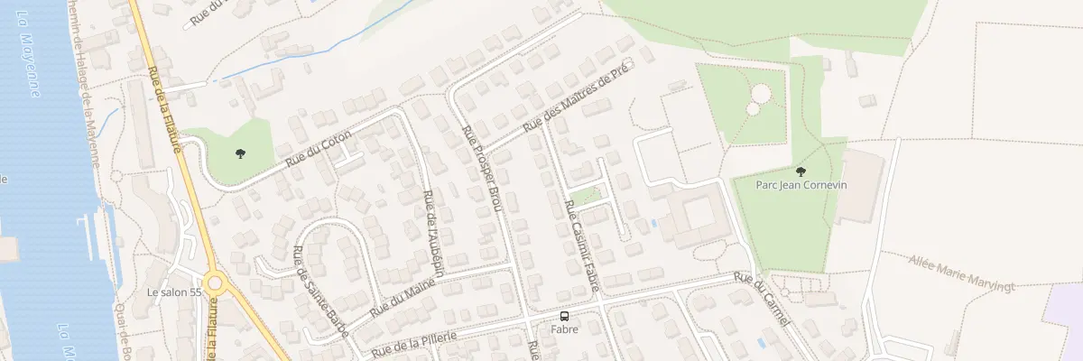 Plan du 23 Rue Casimir Fabre à Laval