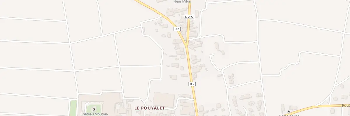 Plan du 54 Rte de Bordeaux à Pauillac