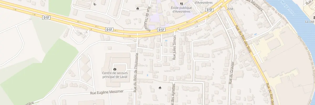 Plan du 6 Rue Paul Legeay à Laval