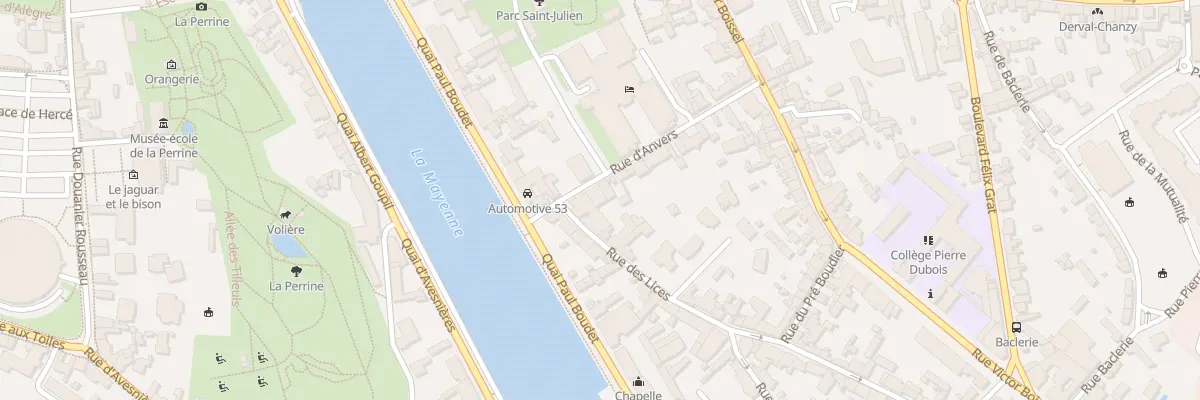 Plan du 10 Rue d’Anvers à Laval