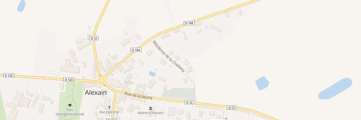 Plan du 3 Res de la Chellerie à Alexain