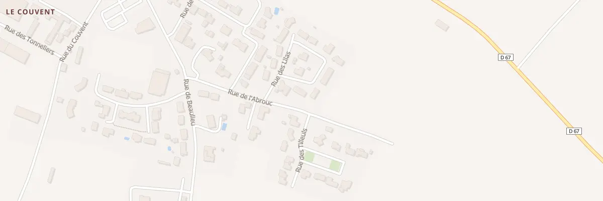 Plan du 10 Pl des Acacias à Antigny