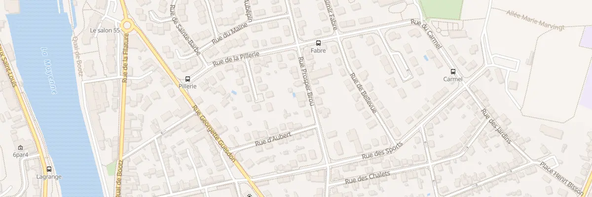 Plan du 63 Rue Prosper Brou à Laval