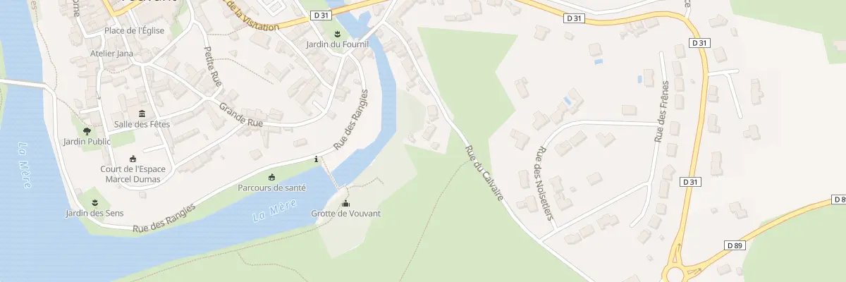 Plan du 32 Rue du calvaire à Vouvant