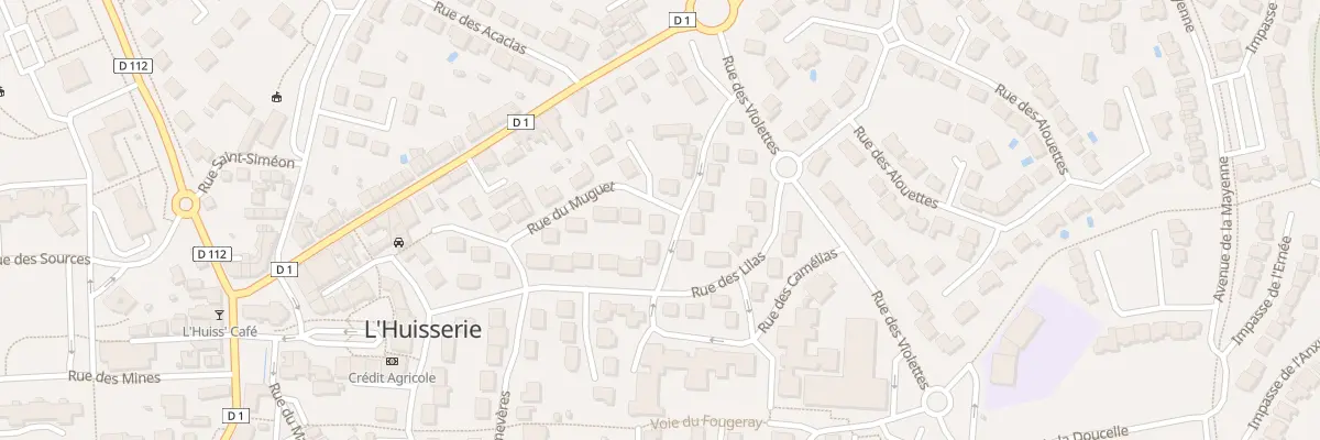 Plan du 9 Rue des Glycines à L’Huisserie