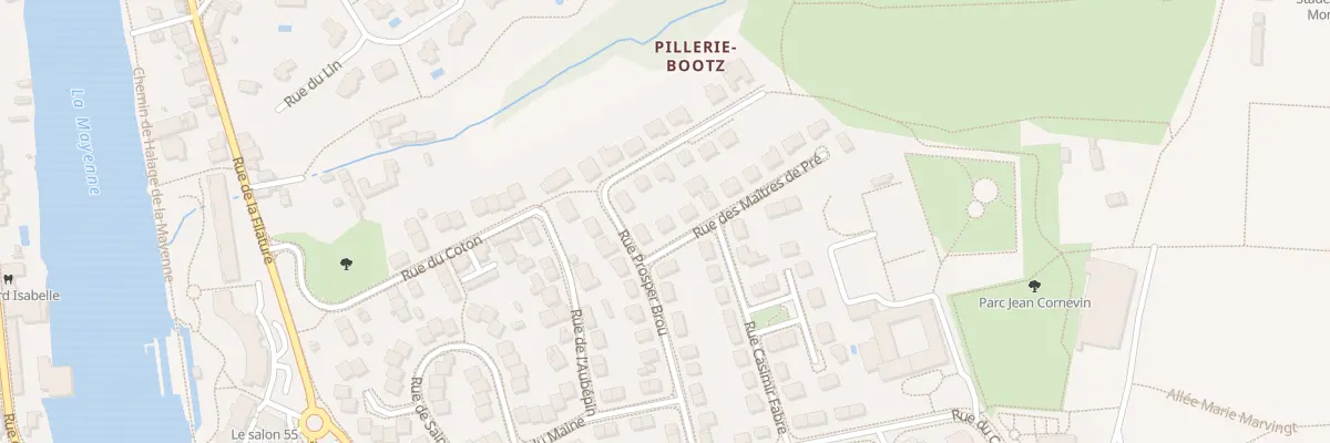 Plan du 5 Rue des Maîtres de Pré à Laval