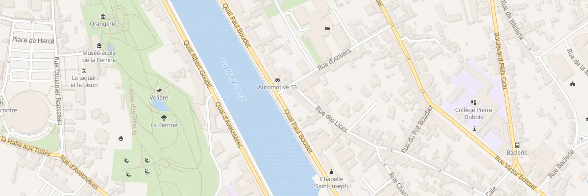 Plan du 2 Rue d’Anvers à Laval