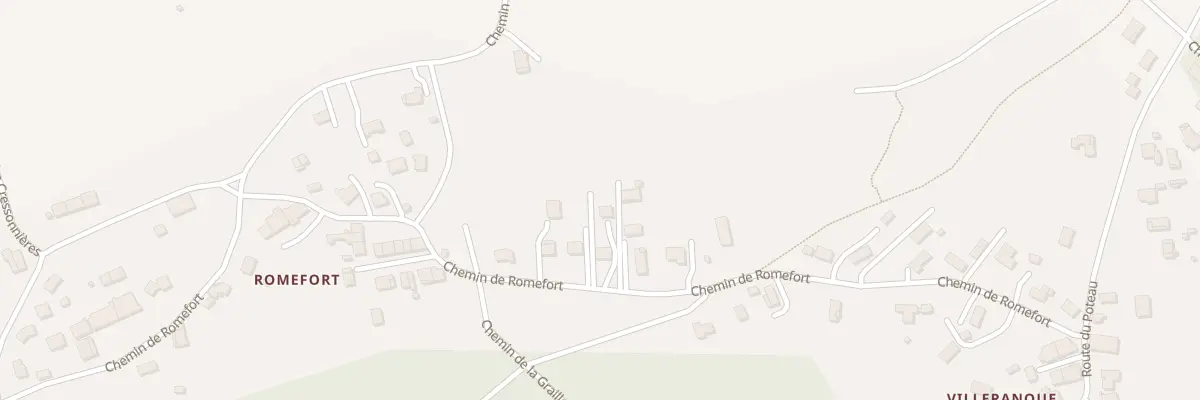 Plan du 21B Che de Romefort à Avensan