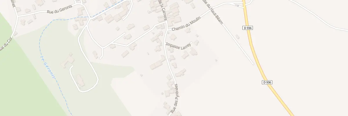 Plan du 3 Rue des Pyrénées à Sus