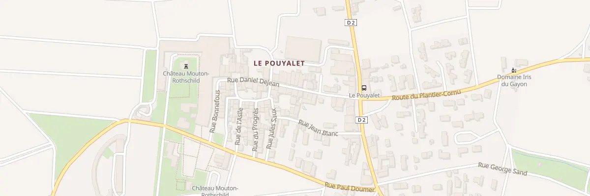 Plan du 18 Rue Daniel Déjean à Pauillac