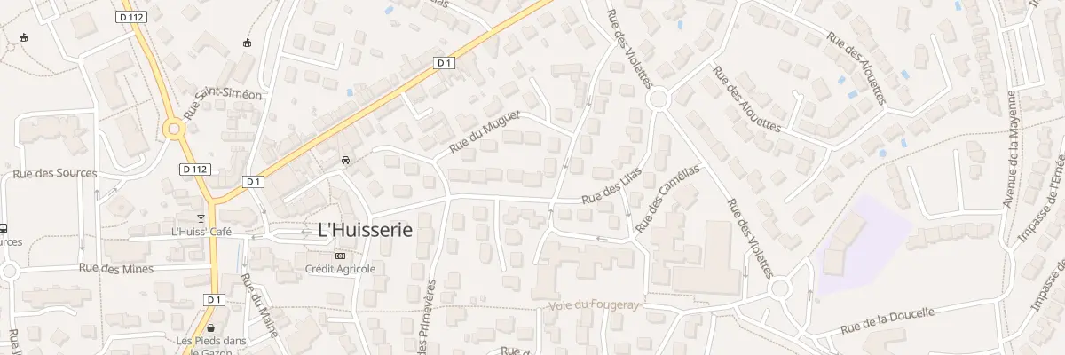 Plan du 65 Rue des Lilas à L’Huisserie