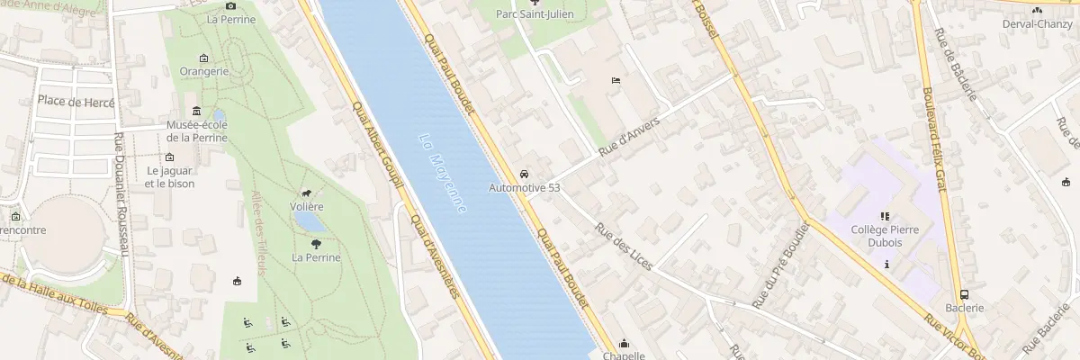 Plan du 1 Rue d’Anvers à Laval