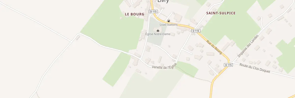 Plan du 119 Ven de l’Eglise - Livry à Caumont-sur-Aure