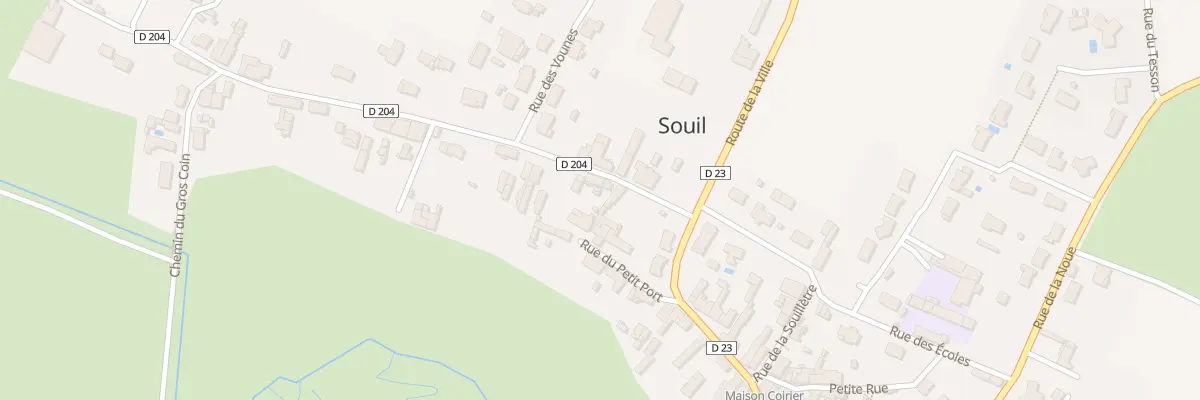 Plan du 13 Rue de la bonde à Saint-Pierre-le-Vieux