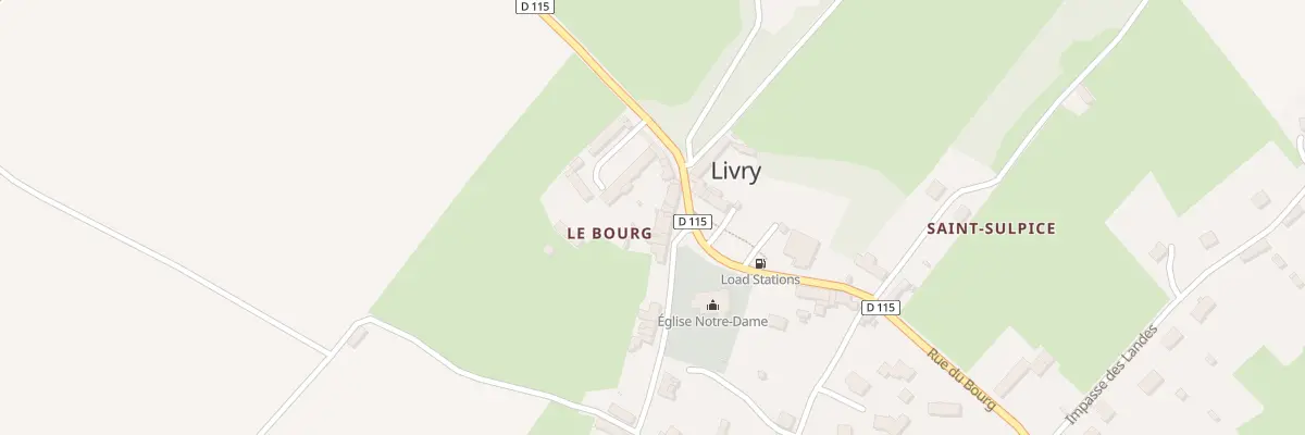 Plan du 14 Ven de l’Eglise - Livry à Caumont-sur-Aure