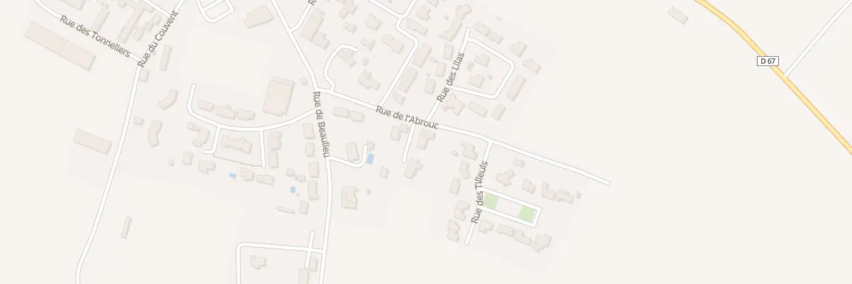 Plan du 26 Rue de l’Abrouc à Antigny